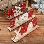 Décorations de Noël Peintes en Bois