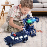 Transformer la voiture de jouet de modèle de robot