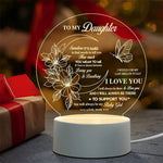 Veilleuse en acrylique gravée - Meilleur cadeau de fête de mère