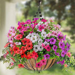 Fleurs de simulation violettes