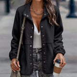 Veste Polaire Manches Longues Couleur Unie