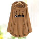 Sweat-shirt à imprimé peluche
