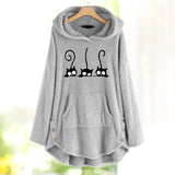 Sweat-shirt à imprimé peluche