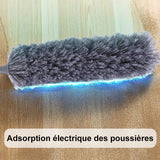 Plumeau en fibre rétractable en acier inoxydable