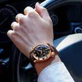 Montre à quartz lumineuse étanche pour homme