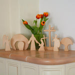 Décoration en bois de Pâques créative