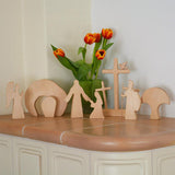 Décoration en bois de Pâques créative