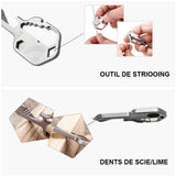 Outil de clé portable multifonctionnel 24 en 1