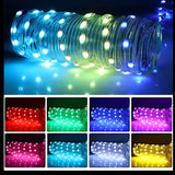 Lumières colorées de la télécommande