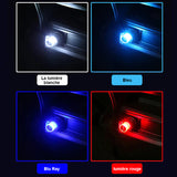 Lumières d'ambiance clignotantes colorées