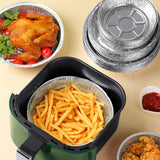 Doublures de Friteuse à Air Réutilisables en Papier d'Aluminium