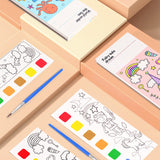 Notes de coloriage aquarelle