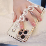 Cas De Téléphone De Bracelet De Diamant