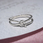 Bague à double anneau mère et fille