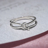 Bague à double anneau mère et fille