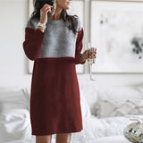 Robe à manches longues et panneaux
