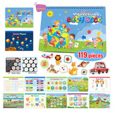 Livre de pâte cognitive pour l'éducation précoce des lumières pour les enfants