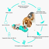 Bouteille d'eau portable pour chien