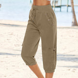 Pantalon Cargo à Cordon de Serrage pour Femmes