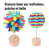 🎁 Jouet de Soulagement du Stress en Bois Lollipop