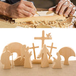 Décoration en bois de Pâques créative