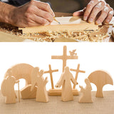 Décoration en bois de Pâques créative