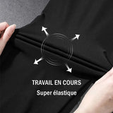 Pantalon décontracté en soie glacée