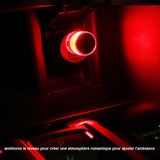 Lumières d'ambiance clignotantes colorées