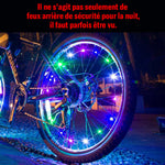 Bande de Lumières de Roue de Vélo