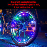 Bande de Lumières de Roue de Vélo