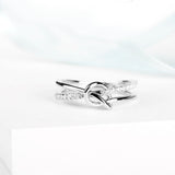 Bague à double anneau mère et fille