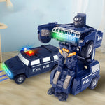 Transformer la voiture de jouet de modèle de robot