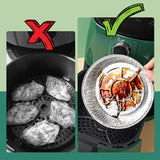 Doublures de Friteuse à Air Réutilisables en Papier d'Aluminium