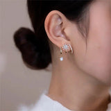 Boucles d'oreilles étoile à huit branches