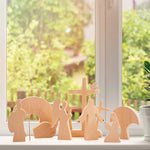 Décoration en bois de Pâques créative