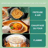 Doublures de Friteuse à Air Réutilisables en Papier d'Aluminium