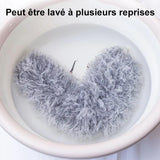 Plumeau en fibre rétractable en acier inoxydable