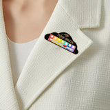 Broche nuage changeant d'humeur