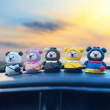 Ours/lion blanc peint à la main