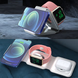 Chargeur de voyage sans fil 3 en 1