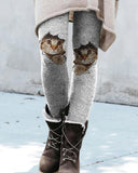 Leggings Très Élastiques avec Imprimé