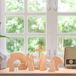 Décoration en bois de Pâques créative