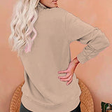 Sweat-shirt à col zippé de couleur unie