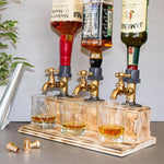 Distributeur de boissons alcoolisées Whiskey en bois