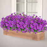 Fleurs de simulation violettes