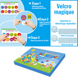 Livre de pâte cognitive pour l'éducation précoce des lumières pour les enfants