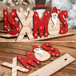 Décorations de Noël Peintes en Bois