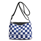 Sac à bandoulière à carreaux à la mode