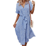 robe décontractée à lacets