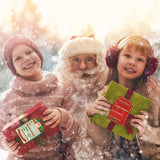 Rouleau d'autocollants Père Noël